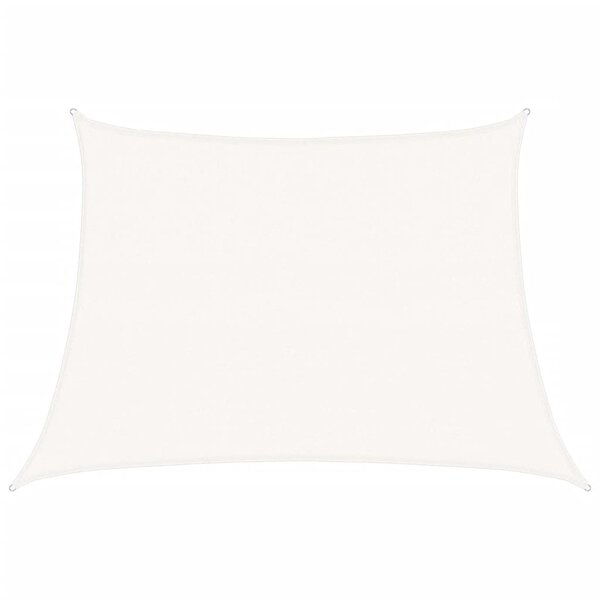 vidaXL Voile d'ombrage 160 g/m² Blanc 4/5x3 m PEHD