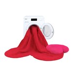 Tapis coton lavable Coeur Puffy - 180 x 160 cm