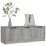 vidaXL Meuble TV Sonoma gris 102x35x36 5 cm Bois d'ingénierie