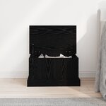 Boîte de stockage vidaXL Chêne noir 50x30x28 cm Bois d'ingénierie