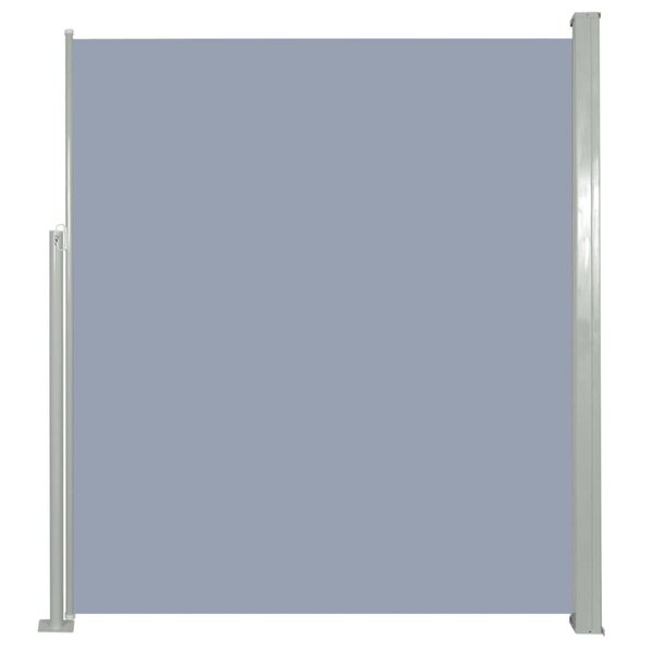 vidaXL Auvent latéral rétractable de patio 160 x 300 cm Gris