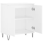 vidaXL Buffet Blanc 60x35x70 cm Bois d'ingénierie
