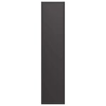 vidaXL Portant de bois chauffage noir 50x23x100 cm