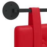 vidaXL Tête de lit suspendue Rouge Simili cuir