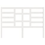 vidaXL Tête de lit Blanc 126x4x104 cm Bois massif de pin