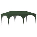 vidaXL Tente de fête pop-up 575 x 288 x 245 cm Vert Tissu Oxford