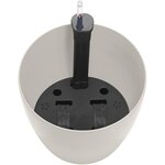 PoeTIC Pot Casa brillant Rond 25 - Gris soie