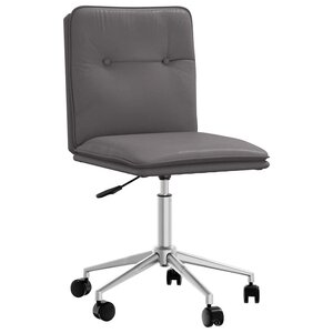 vidaXL Chaise de salle à manger Gris Similicuir