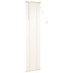 vidaXL Store Vénitien Réglable Marron clair avec motif 213 x 40 cm PVC