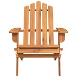 vidaXL Chaises Adirondack de jardin lot de 2 Bois massif d'acacia