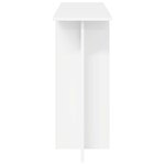 vidaXL Table console Blanc 100 x 30 x 75 cm Bois d'ingénierie