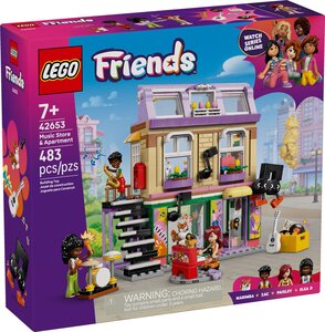 LEGO Friends - Magasin de Musique et Appartement - 42653 : Un Univers Musical Créatif