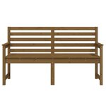 vidaXL Banc de jardin marron miel 159 5x48x91 5 cm bois de pin massif