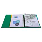 Classeur À Levier Prem'touch Intérieur Et Extérieur En Polypropylène - Dos 50mm - A4 Maxi. - Vert Foncé - X 10 - Exacompta