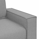 vidaXL Canapé 2 places Gris nuage 140 cm Tissu