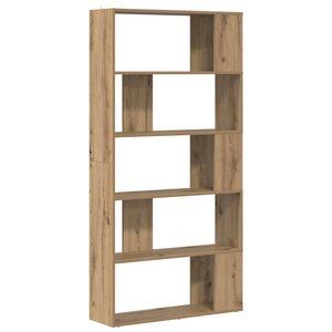 vidaXL Bibliothèque Chêne artisanal 80 x 24 x 159 cm Bois d'ingénierie