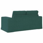 vidaXL Canapé Vert foncé 162 x 80 x 82 cm tissu
