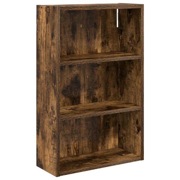vidaXL Armoire murale de salle de bain Chêne Fumé 40 x 16 x 62 5 cm