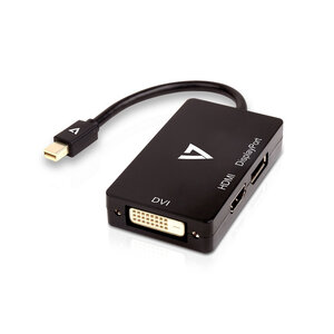 V7 adaptateur mini displayport (m) vers displayport  hdmi ou dvi (f)