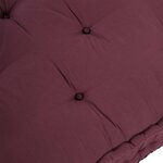 vidaXL Coussin de canapé Marron 120 x 80 x 12 cm tissu