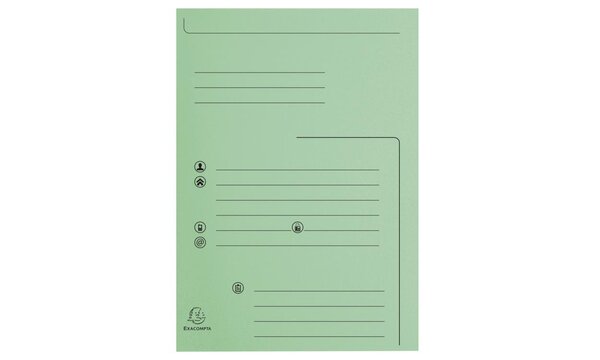 Paquet de 25 chemises 2 rabats SUPER 250 Contact - 24x32cm EXACOMPTA