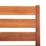 vidaXL Chaises à manger d'extérieur lot de 8 Bois d'acacia massif