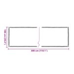 vidaXL Housse de protection plantes avec œillets 1x3 m polyéthylène