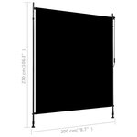 vidaXL Store roulant d'extérieur 200 x 270 cm Anthracite