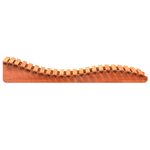 vidaXL Chaises longues lot de 2 cire marron bois massif de pin