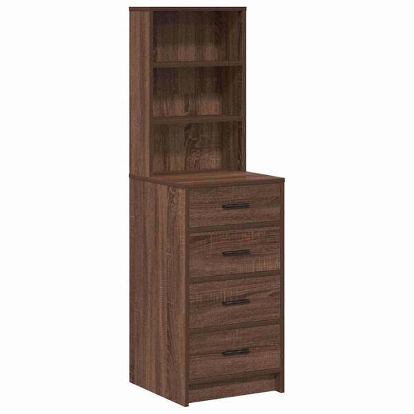 vidaXL Haut Armoire Chêne marron 40 x 41 x 135 cm Bois d'ingénierie