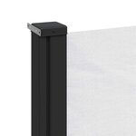 vidaXL Auvent latéral rétractable blanc 180x600 cm