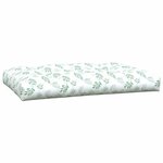 vidaXL Coussins de palette lot de 5 motif de feuilles tissu