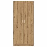 vidaXL Garde-robe chêne artisanal 80x52x180 cm bois d'ingénierie