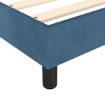 vidaXL Cadre de lit Bleu foncé 120x200 cm Velours