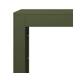 vidaXL Portant de bois de chauffage vert 60x40x80 cm acier