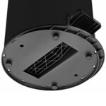 Hailo poubelle à pédale pure taille m 12 l noir 0517-060