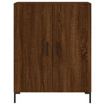vidaXL Buffet haut Chêne marron 69 5x34x180 cm Bois d'ingénierie