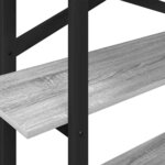 vidaXL Étagère Gris Sonoma 100 x 33 5 x 102 cm Bois d'ingénierie
