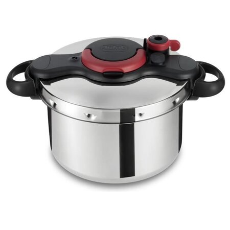 SEB P4624922 Autocuiseur Cocotte-minute CLIPSOMINUT' EASY - 9 L - Tous feux dont induction - Fabrication française - Inox