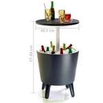 Keter glacière bar anthracite 192710
