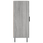 vidaXL Buffet Sonoma gris 34 5x34x90 cm Bois d'ingénierie