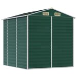 vidaXL Abri de jardin vert 191x215x198 cm acier galvanisé