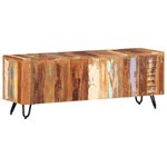vidaXL Meuble TV 110x30x40 cm Bois massif de récupération