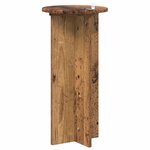 vidaXL Support de Plante 2 Pièces Bois ancien 29 5 x 29 5 x 60 cm