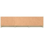vidaXL Meuble TV Chêne sonoma 140x40x35 5 cm Bois d'ingénierie