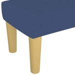 vidaXL Banc Bleu 70x30x30 cm Tissu