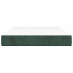 vidaXL Matelas de lit à ressorts ensachés fermeté moyenne 120x220x20 cm velours