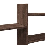 vidaXL Étagère murale chêne marron 167 5x18x68 cm bois d'ingénierie