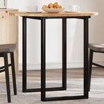 vidaXL Dessus de table rond Ø80x2 cm bois massif d'acacia