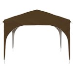 vidaXL Tente de fête pop-up 290 x 290 x 245 cm Taupe